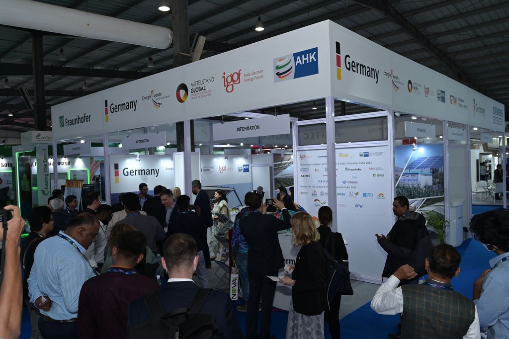 The German Pavilion gives private companies the chance to interact with various stakeholders in the energy transition